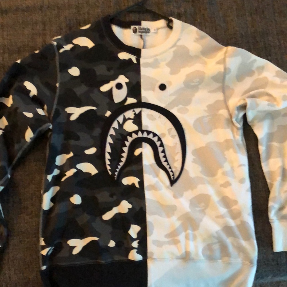 Authentic Bape City Camo Crewneck